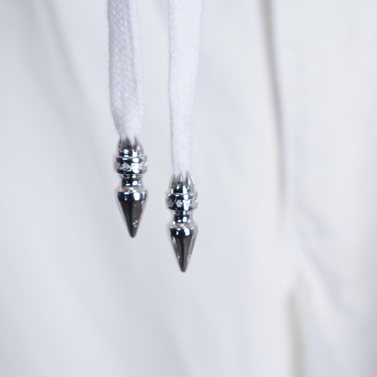 CHROME HEARTS WHITE LUCKY PATCH PARACHUTE PANTS