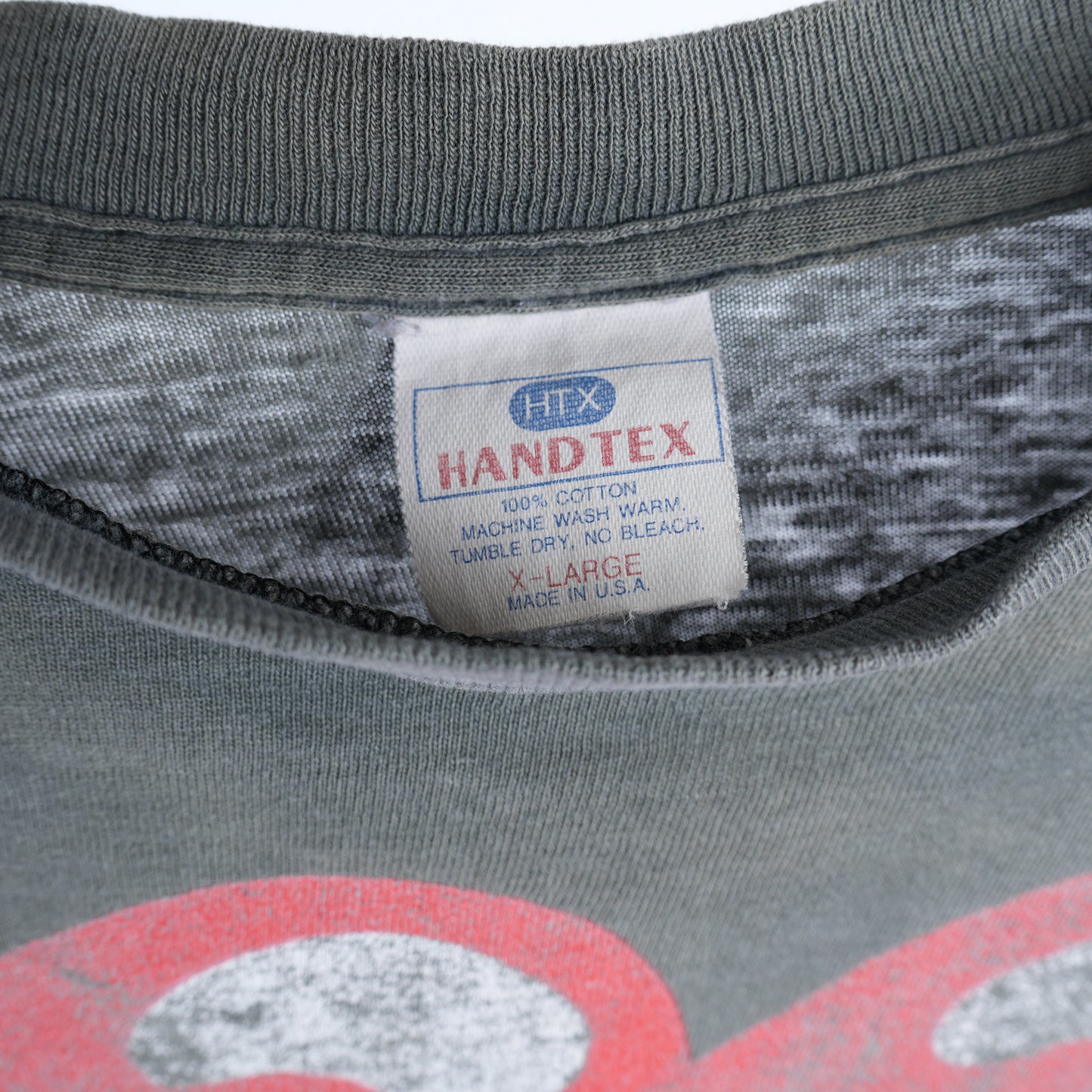 Faded Grey 1989 Rolling Stones Tongue T-Shirt