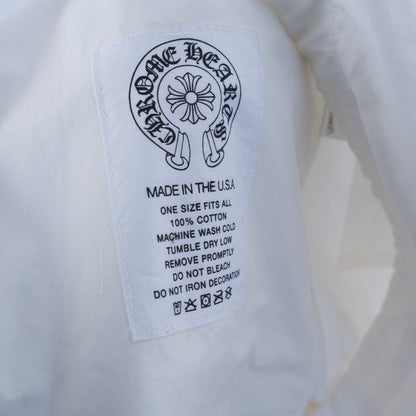 CHROME HEARTS WHITE LUCKY PATCH PARACHUTE PANTS