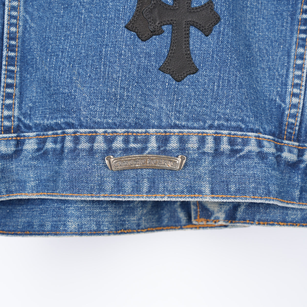 CHROME HEARTS TYPE III LEVIS DENIM PATCH JACKET