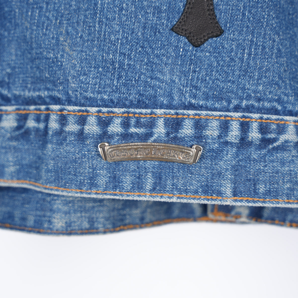 CHROME HEARTS TYPE III LEVIS DENIM PATCH JACKET