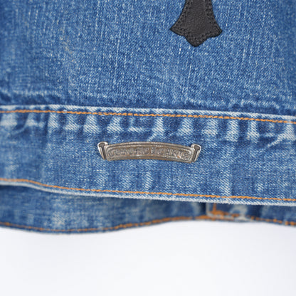 CHROME HEARTS TYPE III LEVIS DENIM PATCH JACKET