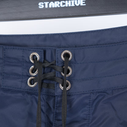 CHROME HEARTS NAVY CH PATCH SHORTS