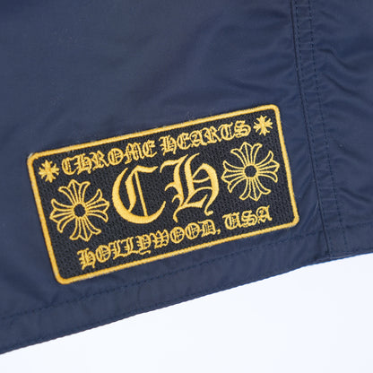 CHROME HEARTS NAVY CH PATCH SHORTS