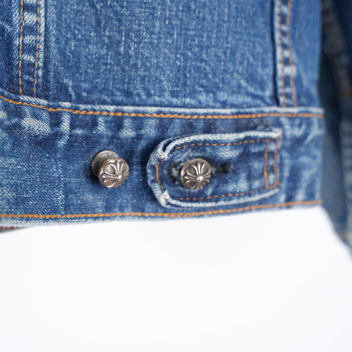 CHROME HEARTS TYPE III LEVIS DENIM PATCH JACKET