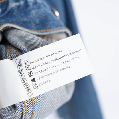 CHROME HEARTS TYPE III LEVIS DENIM PATCH JACKET