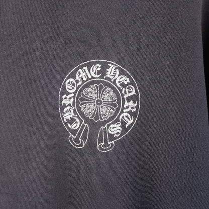 CHROME HEARTS VINTAGE FADED HORSESHOE CREWNECK