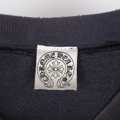 CHROME HEARTS VINTAGE FADED HORSESHOE CREWNECK