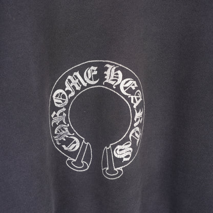 CHROME HEARTS VINTAGE FADED HORSESHOE CREWNECK