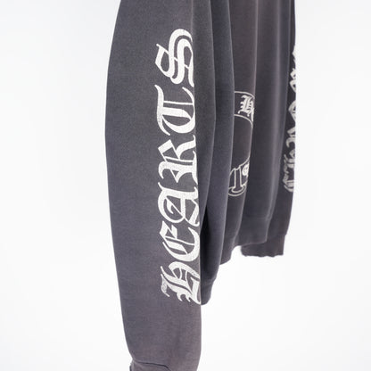 CHROME HEARTS VINTAGE FADED HORSESHOE CREWNECK