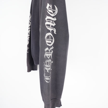 CHROME HEARTS VINTAGE FADED HORSESHOE CREWNECK