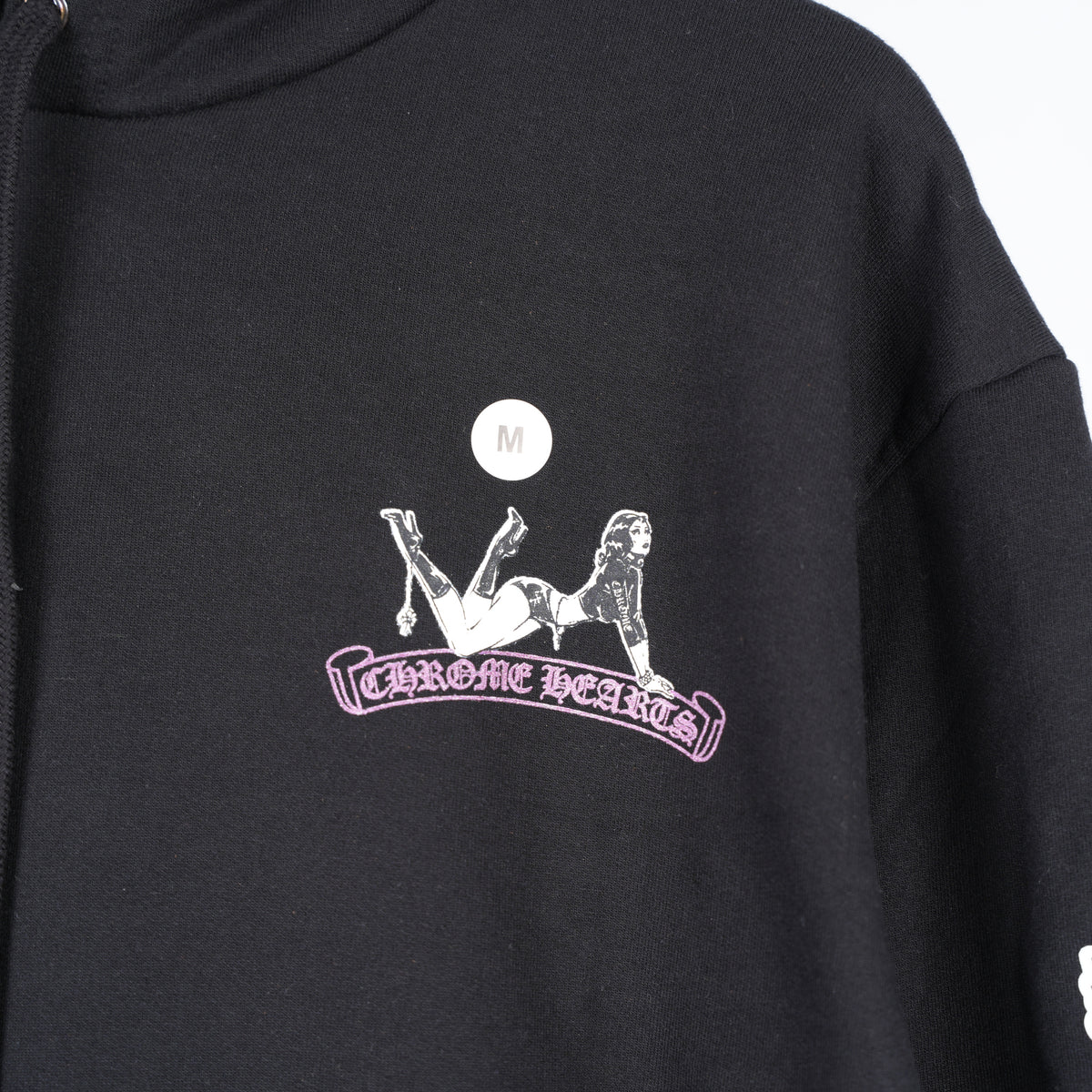 CHROME HEARTS DEADLY DOLL HOODIE SZ M