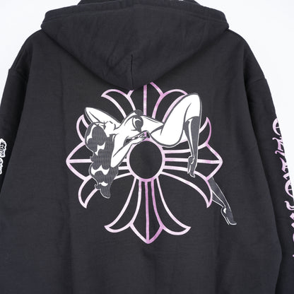 CHROME HEARTS DEADLY DOLL HOODIE SZ M