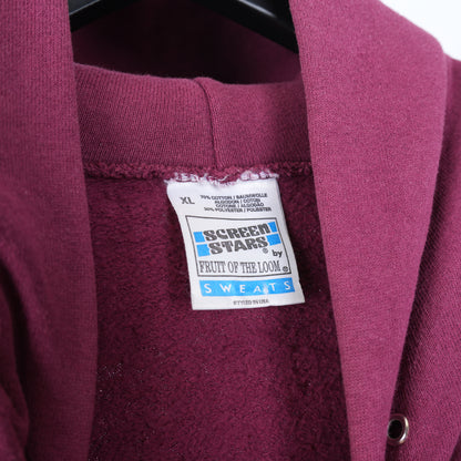 VINTAGE MAROON SICK OF IT ALL HOODIE