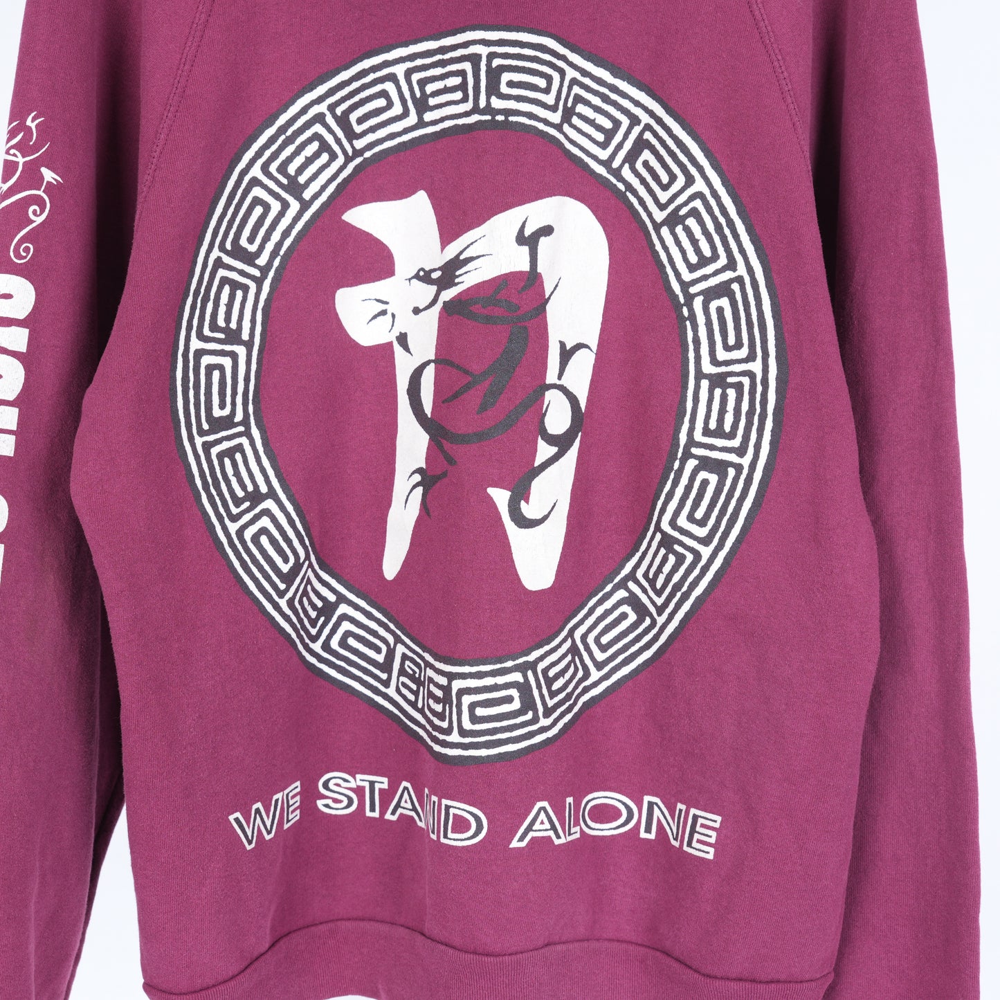 VINTAGE MAROON SICK OF IT ALL HOODIE