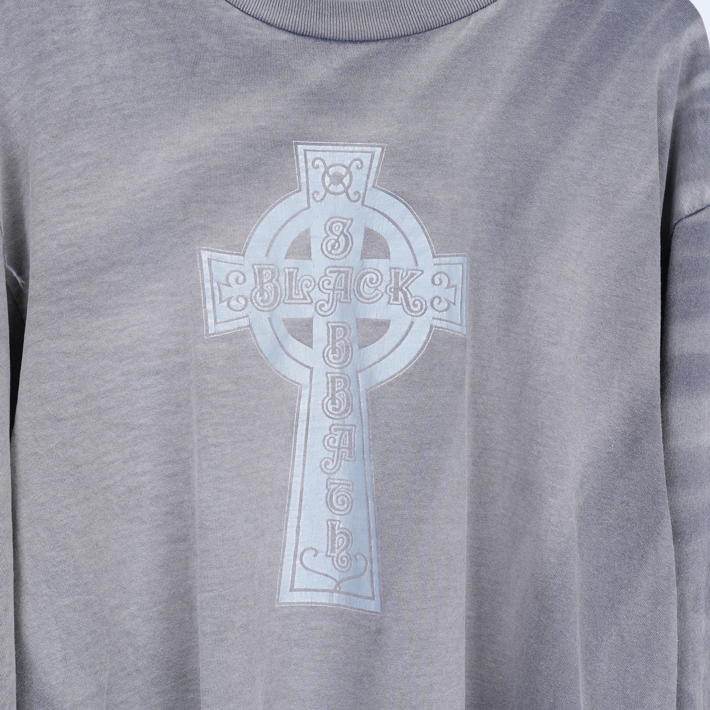 Black Sabbath Faded Grey Long Sleeve