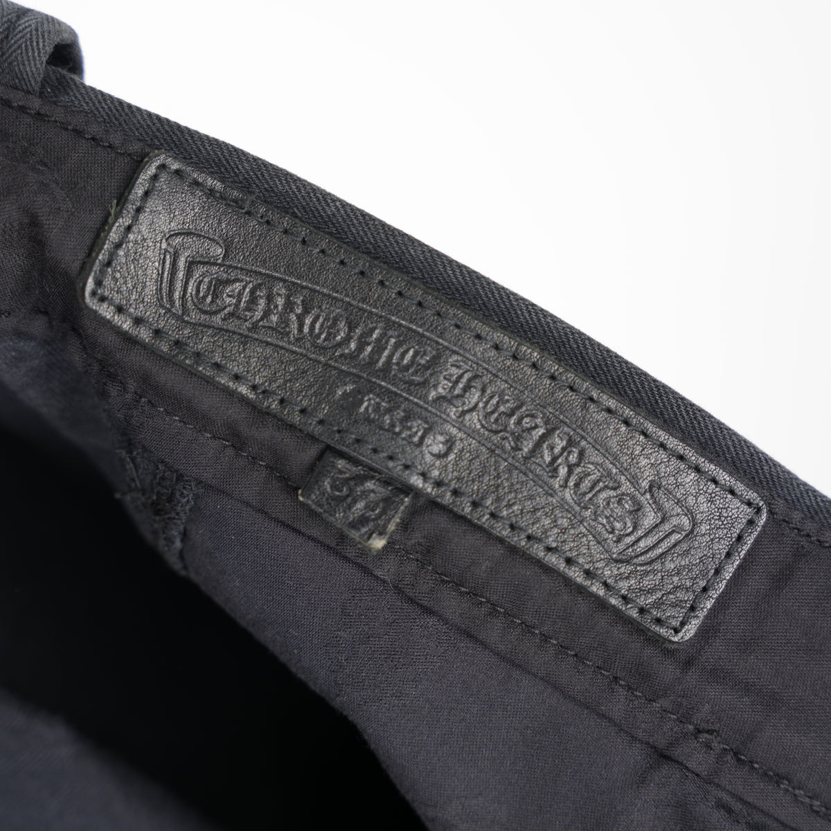 CHROME HEARTS HERRINGBONE CARPENTER PANTS
