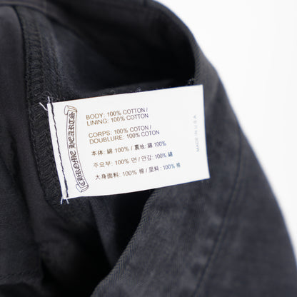 CHROME HEARTS HERRINGBONE CARPENTER PANTS