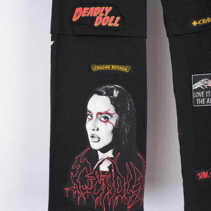 CHROME HEARTS MAXFIELDS 1/1 DEADLY DOLL SWEATPANTS
