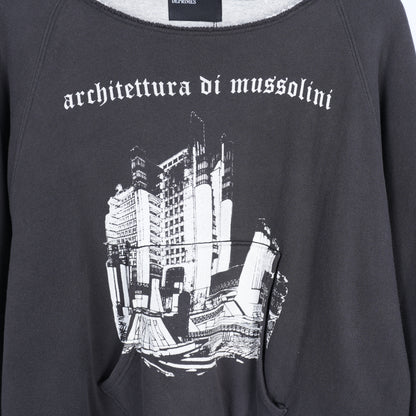ERD Architettura Di Mussolini Cut Off Crewneck