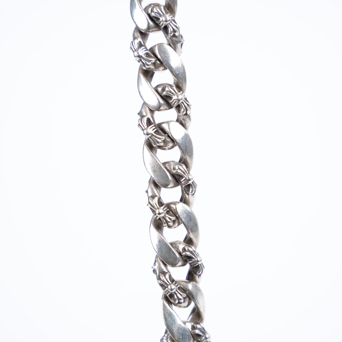 CHROME HEARTS FLORAL ID FANCY LINK BRACELET