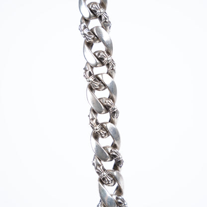 CHROME HEARTS FLORAL ID FANCY LINK BRACELET