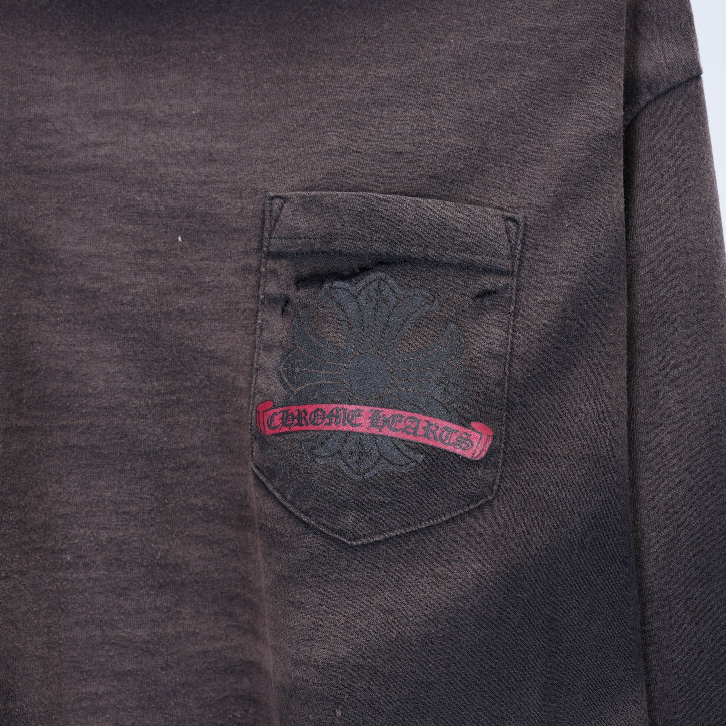 Chrome Hearts Vintage Black/Red Horseshoe Longsleeve