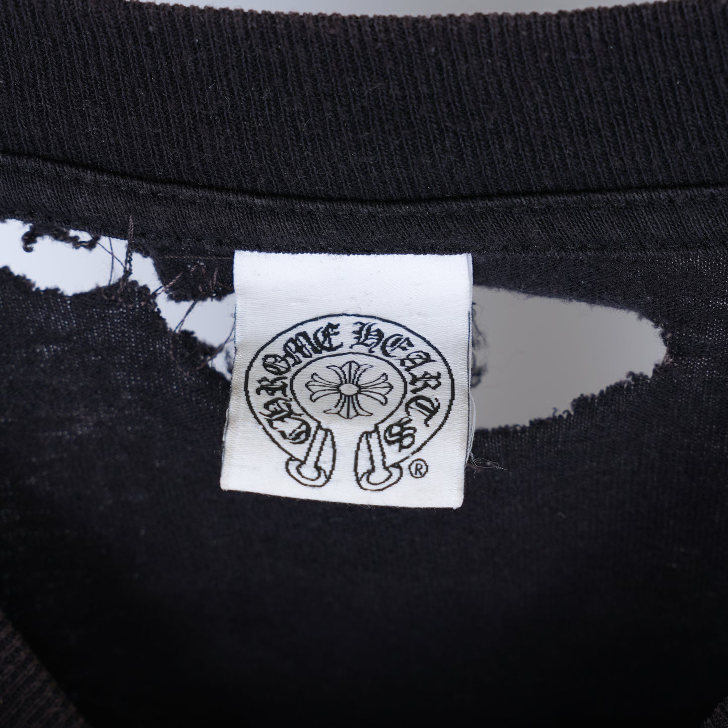 Chrome Hearts Vintage Black/Red Horseshoe Longsleeve