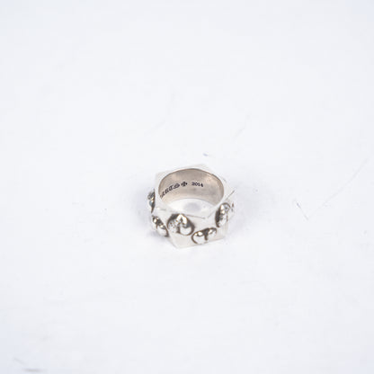 CHROME HEARTS PENTAGON HEART RING