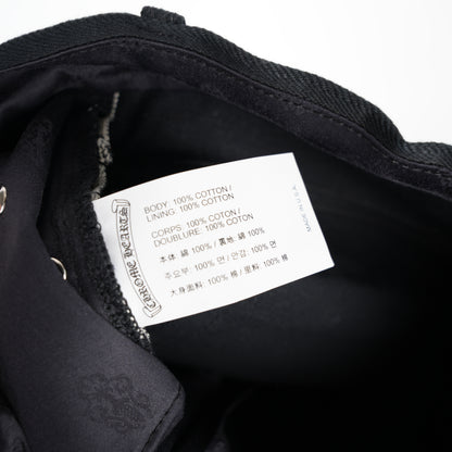 CHROME HEARTS BLACK KS CUT SELVEDGE DENIM