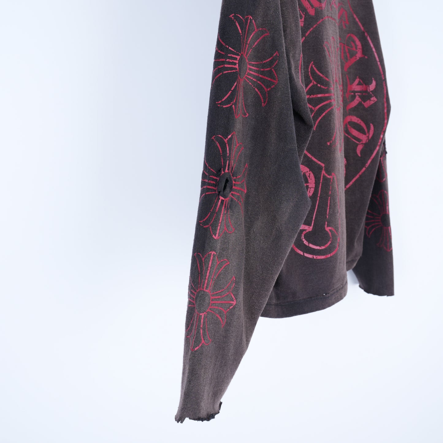 Chrome Hearts Vintage Black/Red Horseshoe Longsleeve