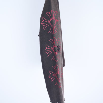 Chrome Hearts Vintage Black/Red Horseshoe Longsleeve