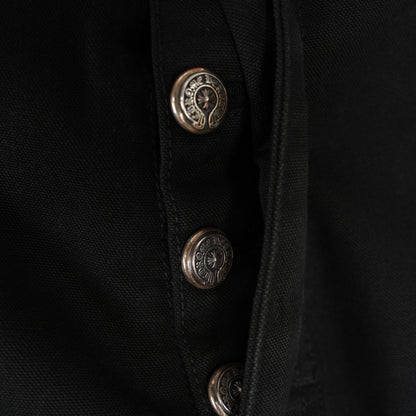 CHROME HEARTS BLACK CROSS PATCH FATIGUE PANTS