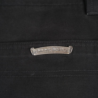 CHROME HEARTS BLACK CROSS PATCH FATIGUE PANTS