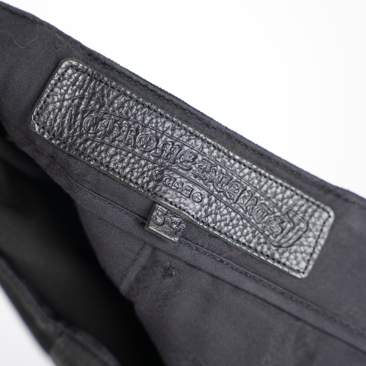CHROME HEARTS BLACK CROSS PATCH FATIGUE PANTS