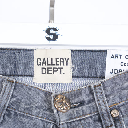 CHROME HEARTS X GALLERY DEPT. CROSS PATCH LEVI'S DENIM PANTS