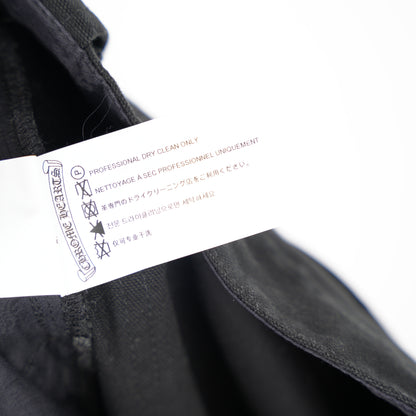 CHROME HEARTS BLACK CROSS PATCH FATIGUE PANTS
