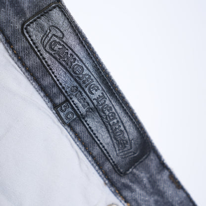 CHROME HEARTS X GALLERY DEPT. CROSS PATCH LEVI'S DENIM PANTS
