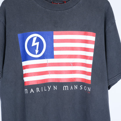 MARILYN MANSON AMERICAN FLAG ANTICHRIST BY CHOICE VINTAGE T-SHIRT