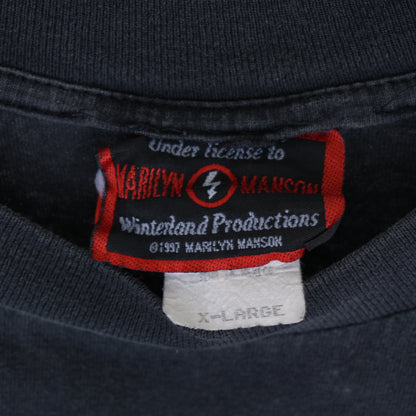 MARILYN MANSON AMERICAN FLAG ANTICHRIST BY CHOICE VINTAGE T-SHIRT