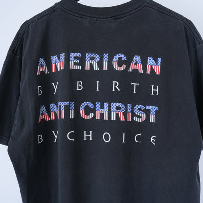 MARILYN MANSON AMERICAN FLAG ANTICHRIST BY CHOICE VINTAGE T-SHIRT