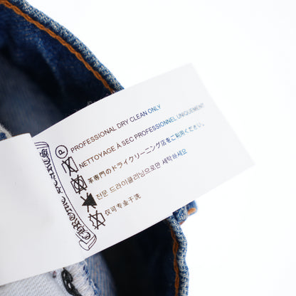 CHROME HEARTS BLACK PATCH DARK WASH LEVIS 517