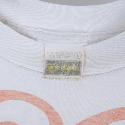 Faded White 1989 Rolling Stones Tongue T-Shirt