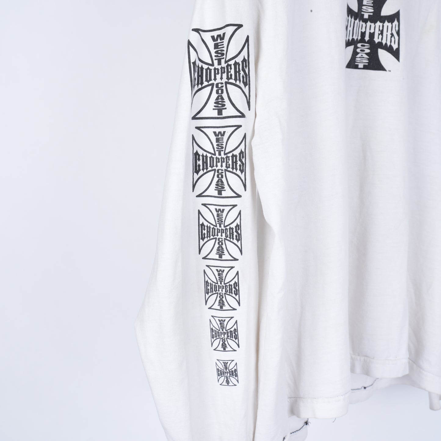 WEST COAST CHOPPERS WHITE L/S SHIRT