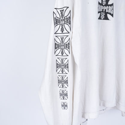 WEST COAST CHOPPERS WHITE L/S SHIRT