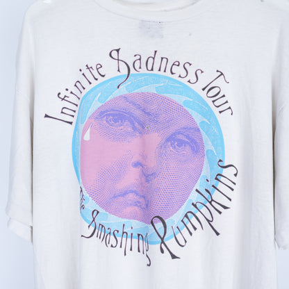 VINTAGE THRASHED SMASHING PUMPKINS INFINITE SADNESS TOUR T-SHIRT