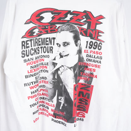 VINTAGE OZZY OSBOURNE RETIREMENT SUCKS 1996 TOUR LONG SLEEVE