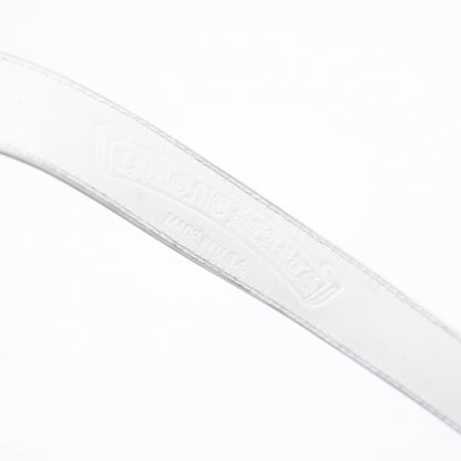 CHROME HEARTS 1 INCH WHITE STRAP
