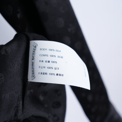 CHROME HEARTS SILK BLACK PAJAMA SHIRT