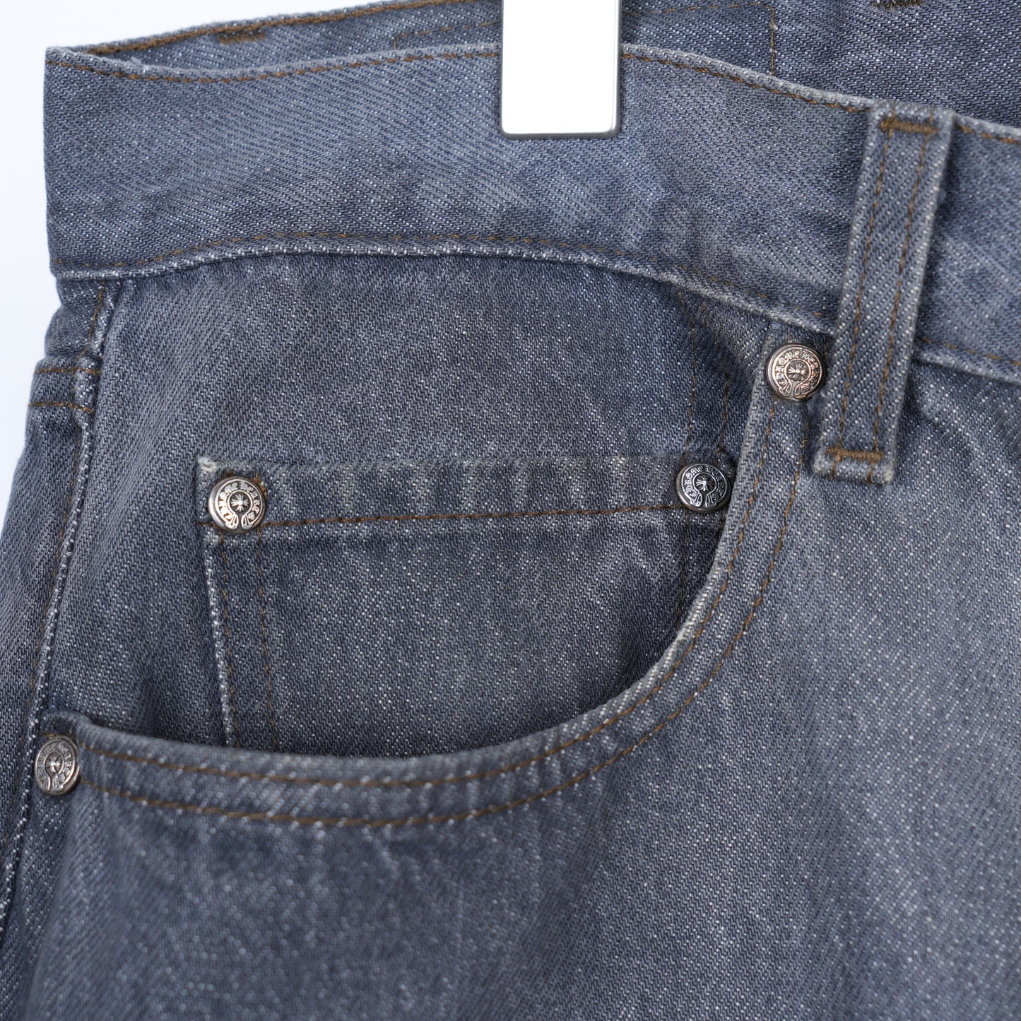 CHROME HEARTS PURPLE ST. BARTH LEVI DENIM